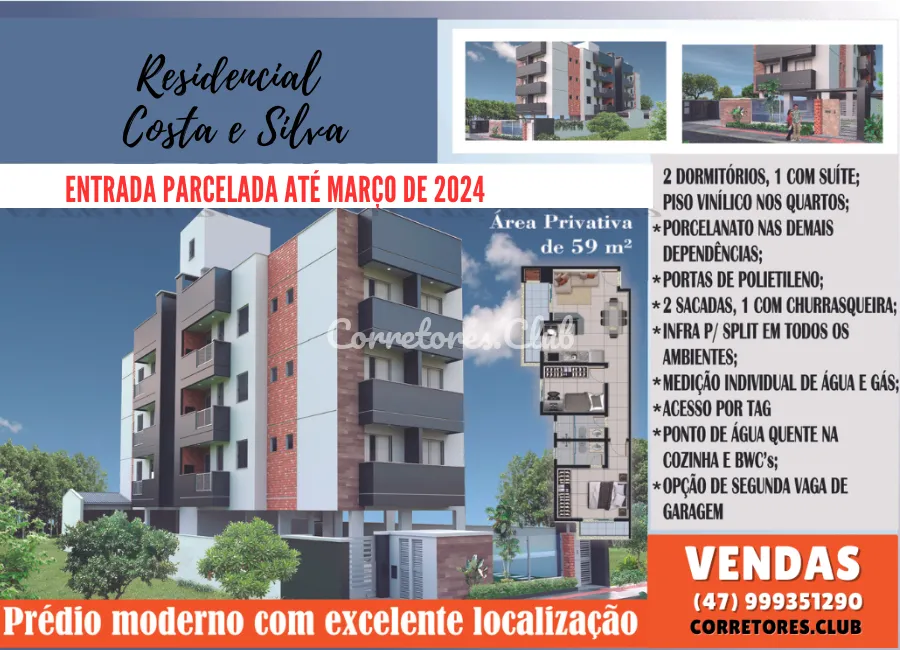 Apartamento Padrão dois dormitórios